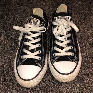 Black converse size 7 women’s